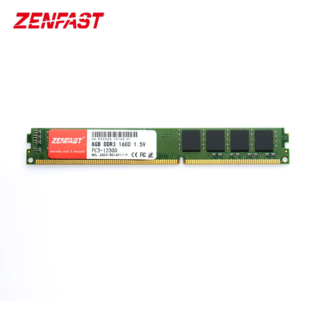 Zenfast Brand Memory Ram Ddr3 1.5V 1333 1600Mhz Ram Ddr3 4Gb 8Gb Ram Memory For Desktop
