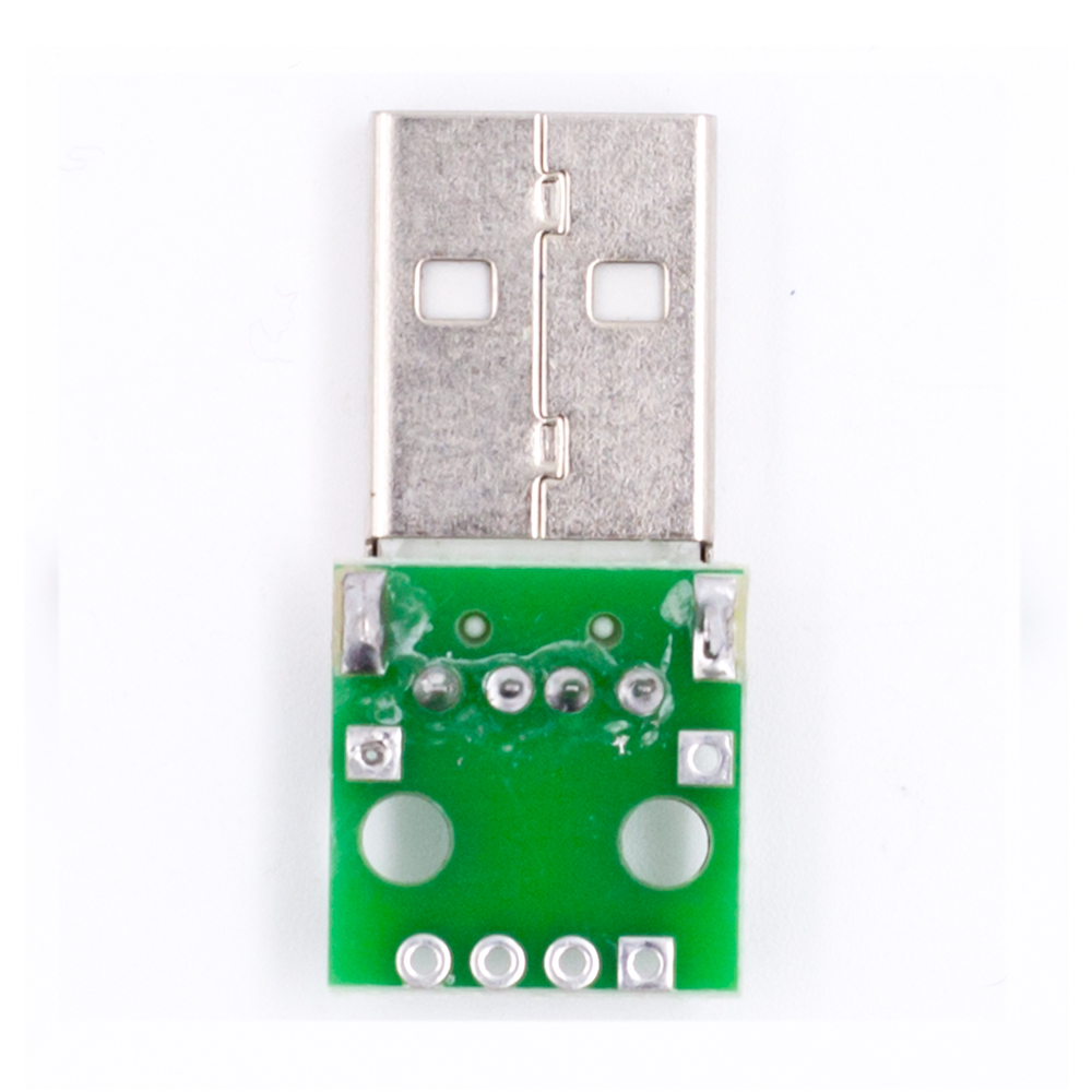 USB-Коннектор с гнездовым разъемом USB 2,0 для DIP-разъема, 2,54 мм, контактный адаптер 4P, преобразователь, модуль коммутационной платы для электроники «сделай сам»