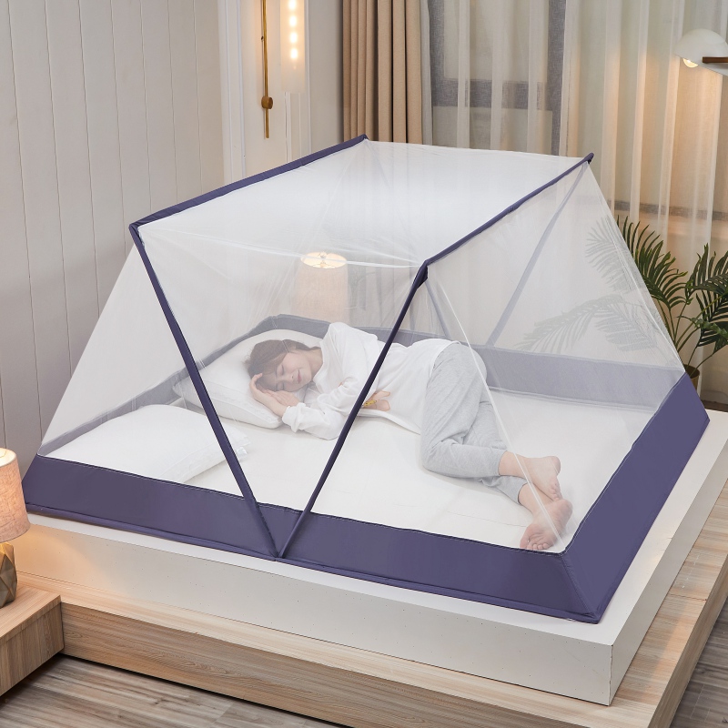 Hot Sale New Portable Quick Folding Anti-mosquito Home Bed Bedding Decoration Adult Mosquito Net