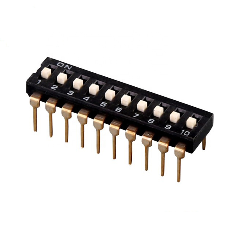 IC Тип dip-переключатель 2,54 мм шаг 2P/3/4/5/6/8/10pin позиции pcb SMD SMT dip-переключатель