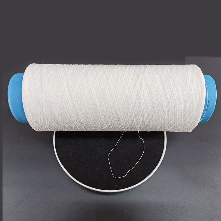 Необычная пряжа 100% переработанная DTY 600D/192F RW высокопрочная НЕОБРАБОТАННАЯ белая пряжа из полиэстера для замены спиральной пряжи