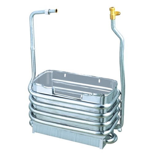 flue type gas water bath heater spare parts heat exchanger pulse igniter water sensor valve 15T burner