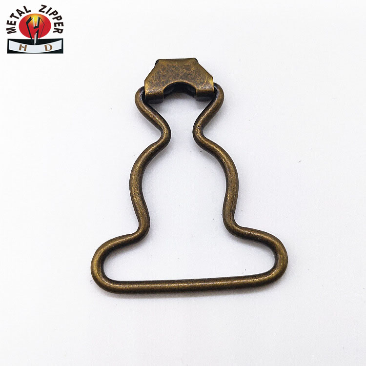Meta Hoist Buckle For Jean Pants Suspender Strap-and-buckle Garment Accessories Brass Metal Support For Belts Customized Color