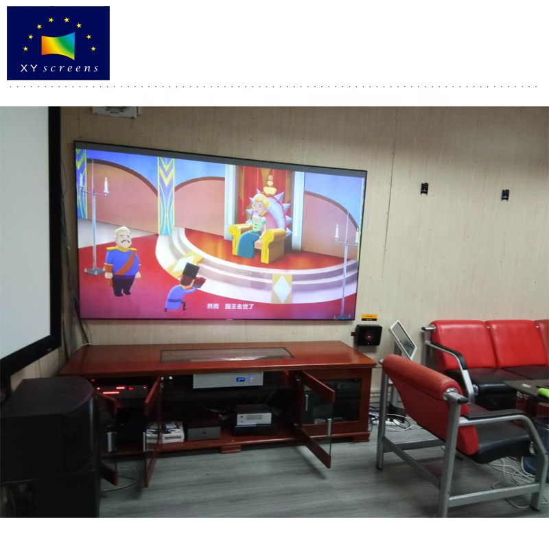 Youtube рекомендует Лидер продаж! XYScreen PET Crystal ALR ust 80-120 дюймовый проекционный экран ultra bezel для лазерного кинопроектора 4k