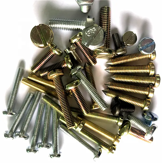 Screws Direct Factory Directly Sale Competitive Price Carbon Steel Slotted Chicago Screw