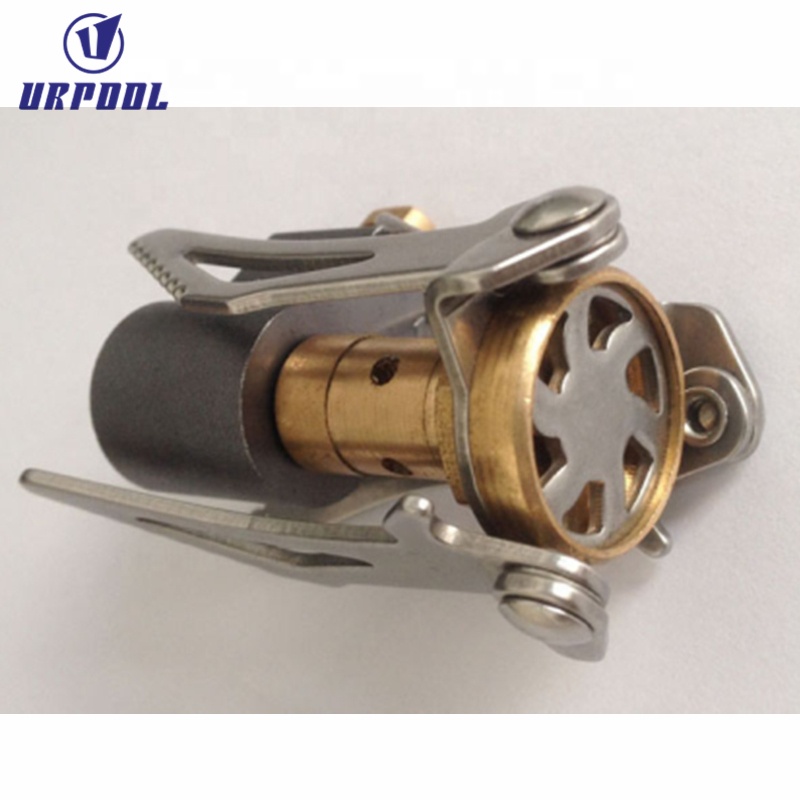 Outdoor Survival Furnace Pocket Picnic Cooker 3000t Gas Burner Portable Mini Titanium Stove Camping