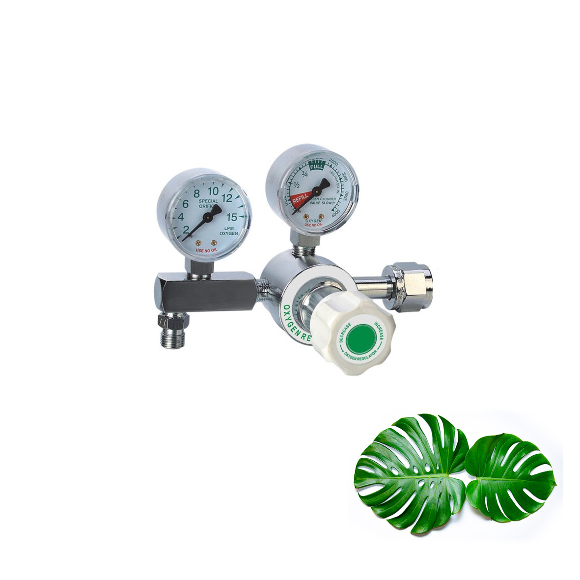 oxygen gas regulator with Double table regulator with high quality and best price cga540 PSI3000
