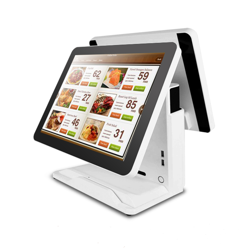Оптовая продажа POS машина 15 дюймов ПК pos все в одном Dual Touch POS системы для ресторана