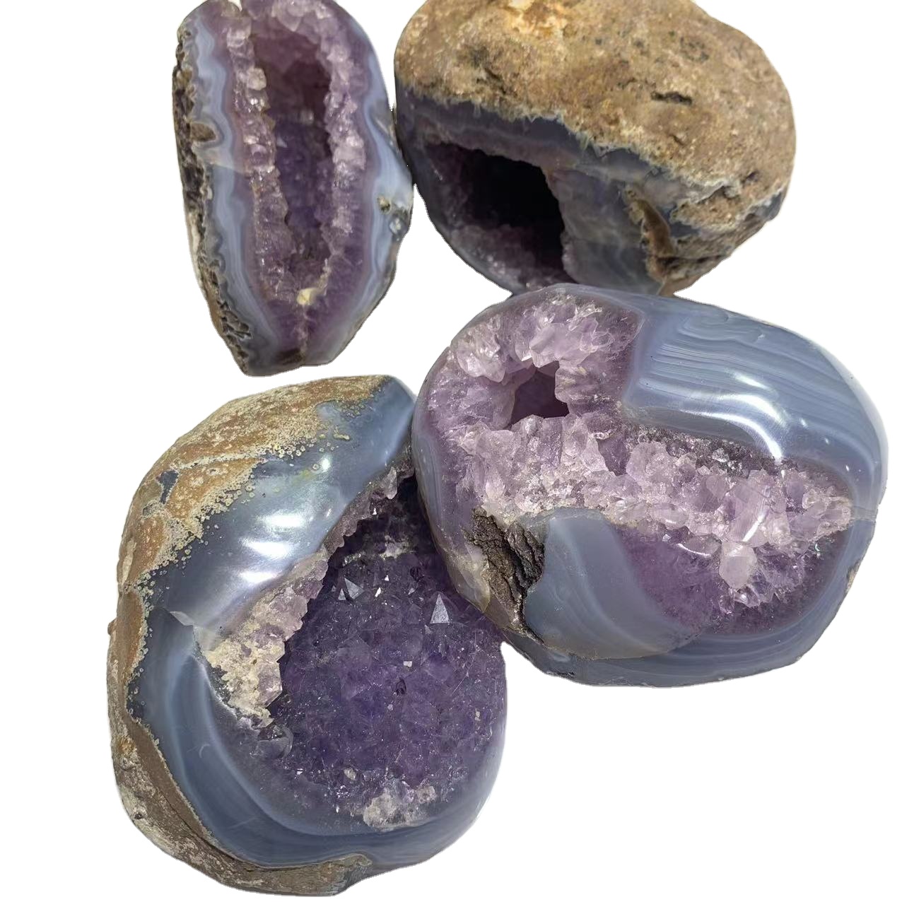 Wholesale High Quality Raw Crystal stone Agate Geode stone Rough For Healing