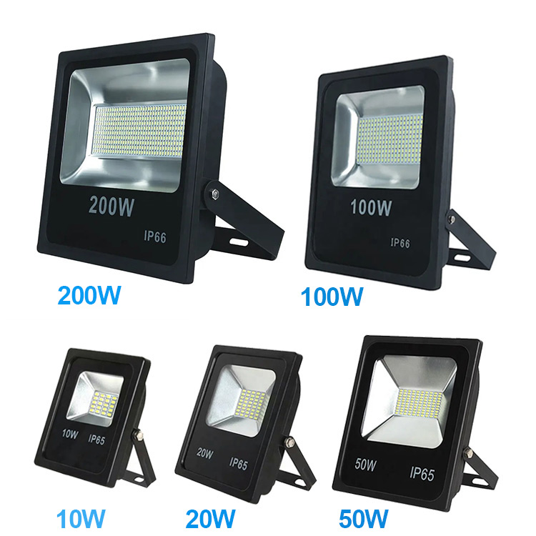 10 Вт 20 Вт 30 Вт 50 Вт 100 Вт 150 Вт 200 Вт наружный IP65 SMD тонкий светодиодный прожектор
