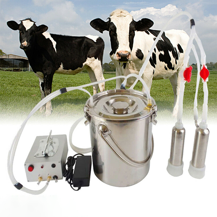 MK004 Terrui 14L Automatic Portable Livestock Electric Vacuum Pulsation Suction Pump Milking Machines