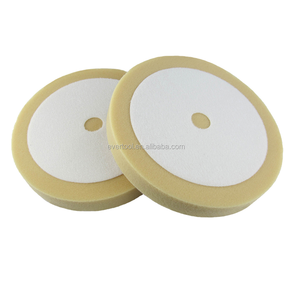 8 Inch Beige Foam Profile Sanding Pad for Car Polishing