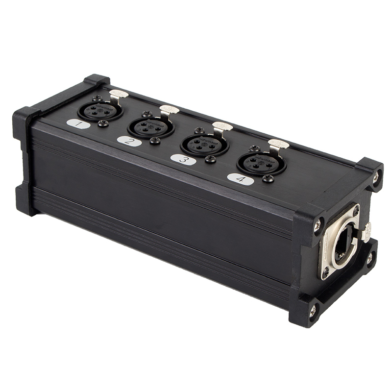 OEM Заводской Профессиональный алюминиевый аудио-адаптер RJ45 к XLR