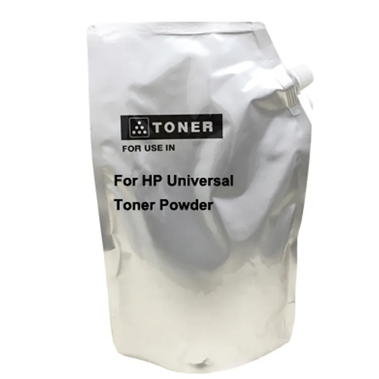 Bulk 10kg foil bag universal black toner powder refill for hp laser printers