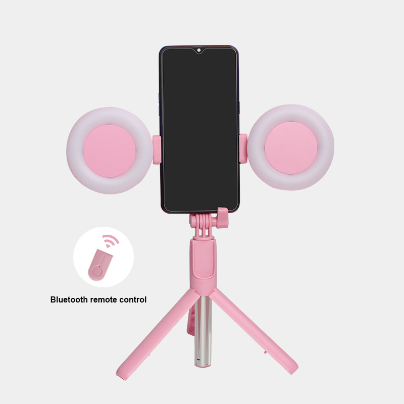 Многофункциональный штатив-палка для селфи с Bluetooth, держатель для камеры для мобильного телефона Douyin Live Led Ring Fill Light