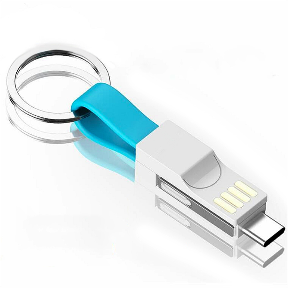 Металлический usb-кабель 3 в 1, брелок для ключей, usb-флеш-накопитель с бесплатным логотипом, подарок, usb-кабель для ключей