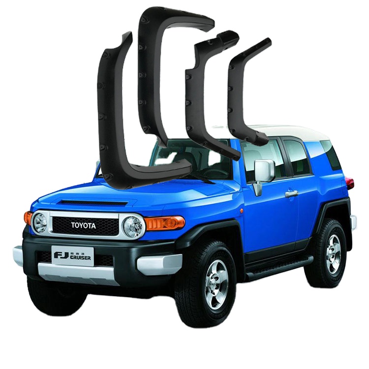 FFD50 широкое колесо крыло вспышки матовый черный для TOYOTA FJ CRUISER (США Тип) 2007 года для fj cruiser аксессуары
