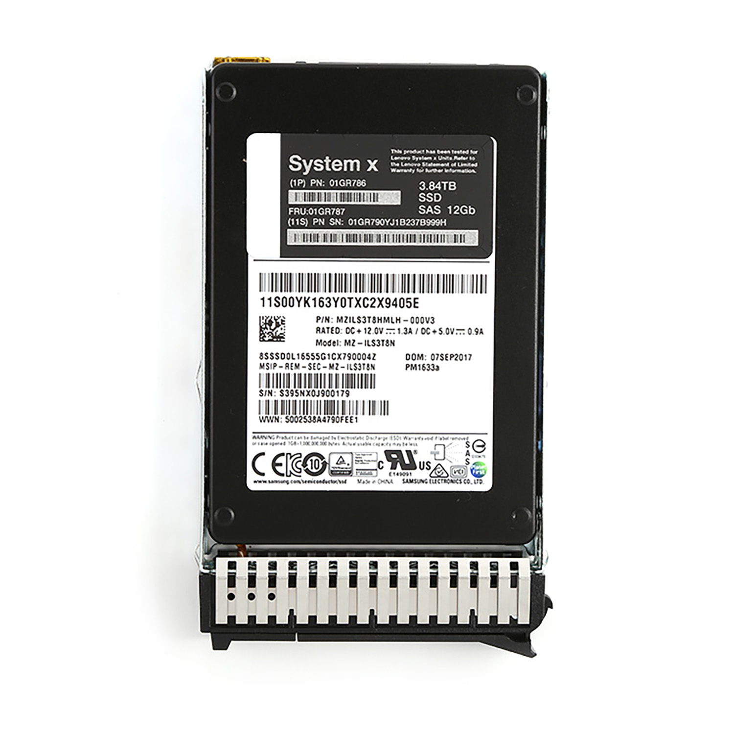 Жесткий диск для хранения 01GR786 01GR787 PM1633A 3,84 ТБ SAS 12 Гб, серверный SSD для LENOVO ThinkSystem
