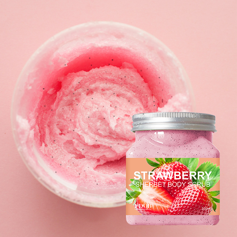 Natural fruit organic skin whitening deep skin whitening herbal face body scrubs