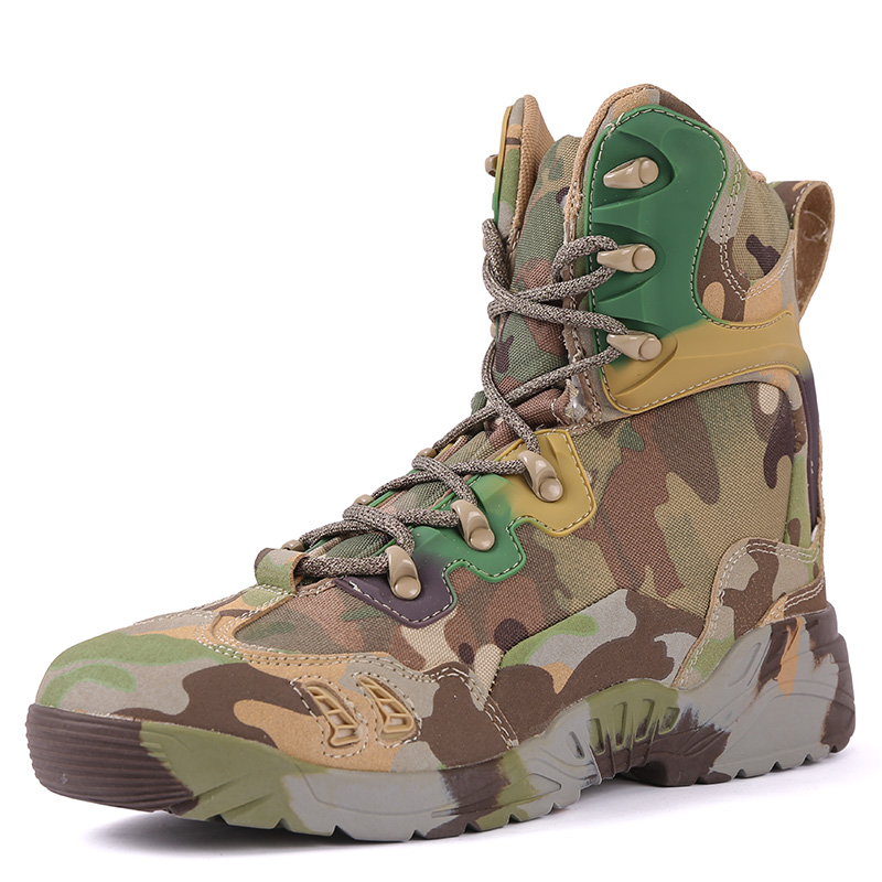 New Style Army Jungle Tactical Combat Camouflage Military Boot