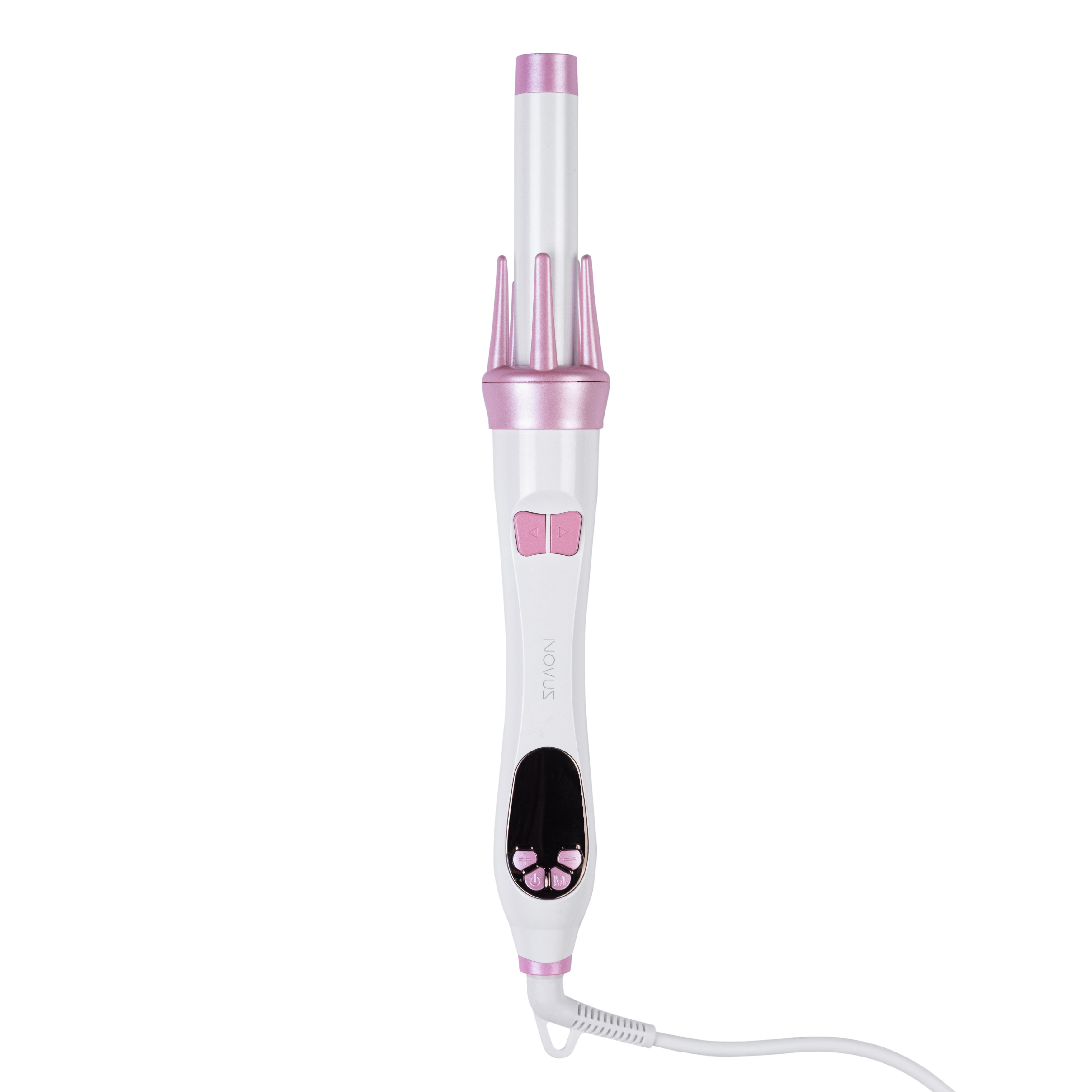 Customized logo electric ceramic auto hair curler styling tool 360 rotating automatic hair curling iron wand machine vendor