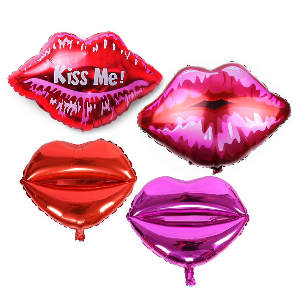 Large Lips Foil Balloon Balloons For Wedding Party Valentine's Day Birthday Decoration Balloons Supplies