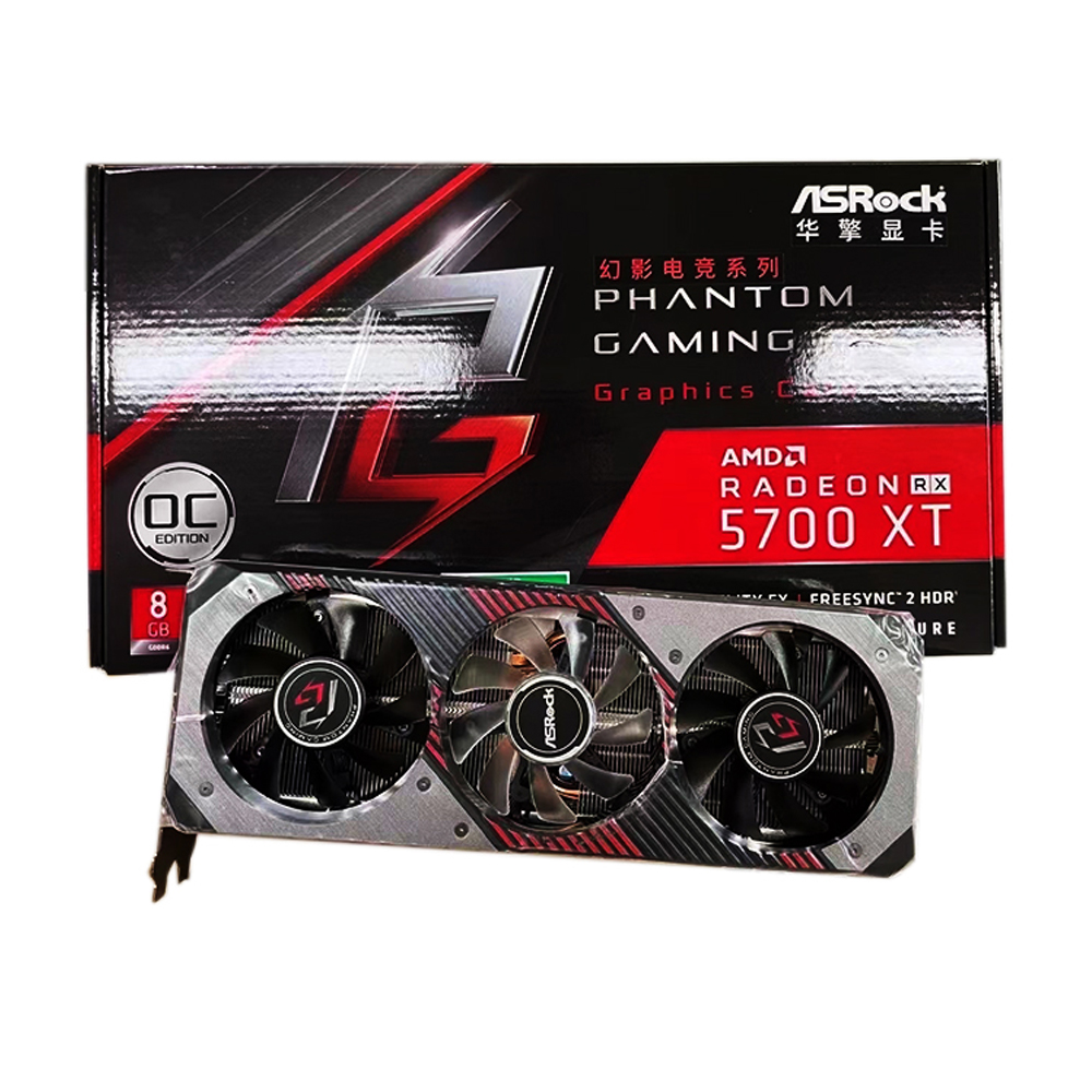 Графическая карта RX 5700 XT 8G GDDR6 RX 5700XT с тремя вентиляторами GDDR6 55mh/s 256bit RX5700 XT GPU графическая карта RX 5700XT
