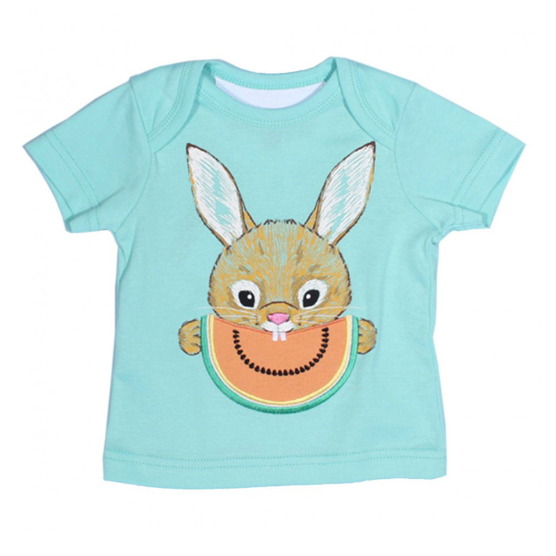 Soft cotton custom printed shirt baby boy baby tshirt t-shirt for Summer