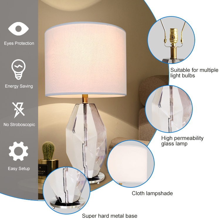 New Trend Design Creative Lamp Luxury Living Room Bedroom Eyes Protection Study Table Light