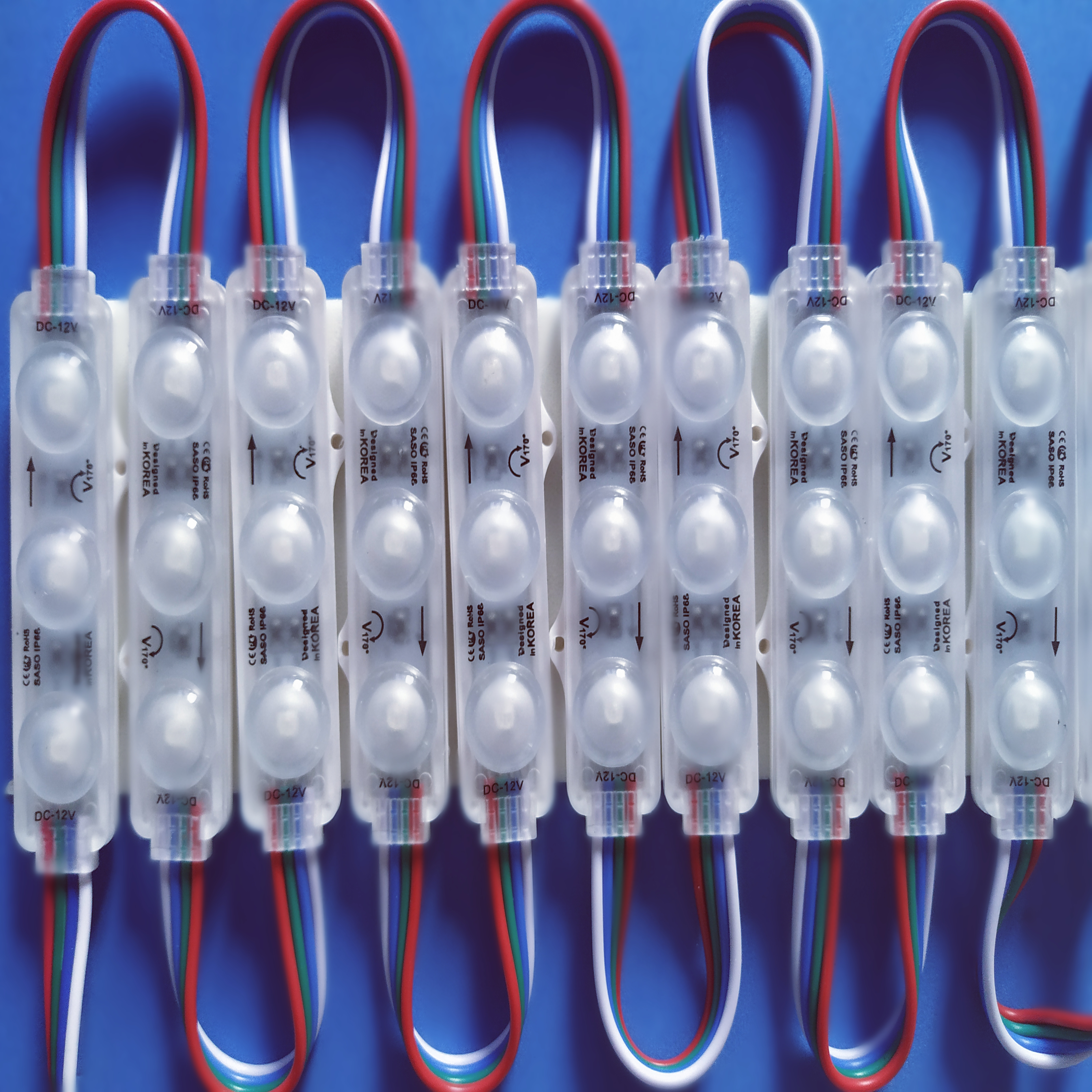 5050 RGB DC12v ip67 водонепроницаемый корейский дизайн полноцветный светодиодный модуль знак световые буквы светодиодный модуль рекламные огни