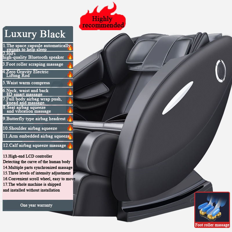 Factory OEM Cheap Price High Quality Foot Body Massager Armchair Shiatsu Electric Massager Chair For Home Use
