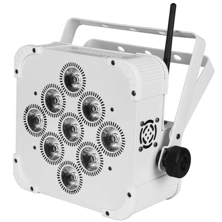 Беспроводной dmx мобильный телефон app wifi Питание от батареи светодиод uplights 9X18 Вт 6in1RGBWA + UV