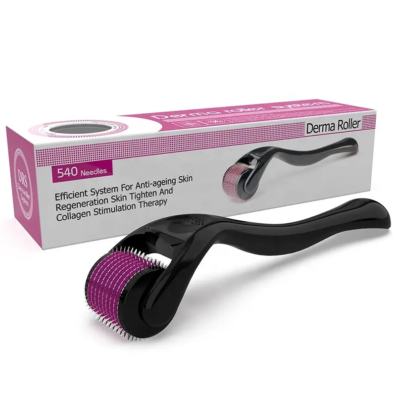 DRS 540 Beard Derma Roller Stainless Steel For Hair Growth Mesoroller Dermaroller For Face Machine Skin Care