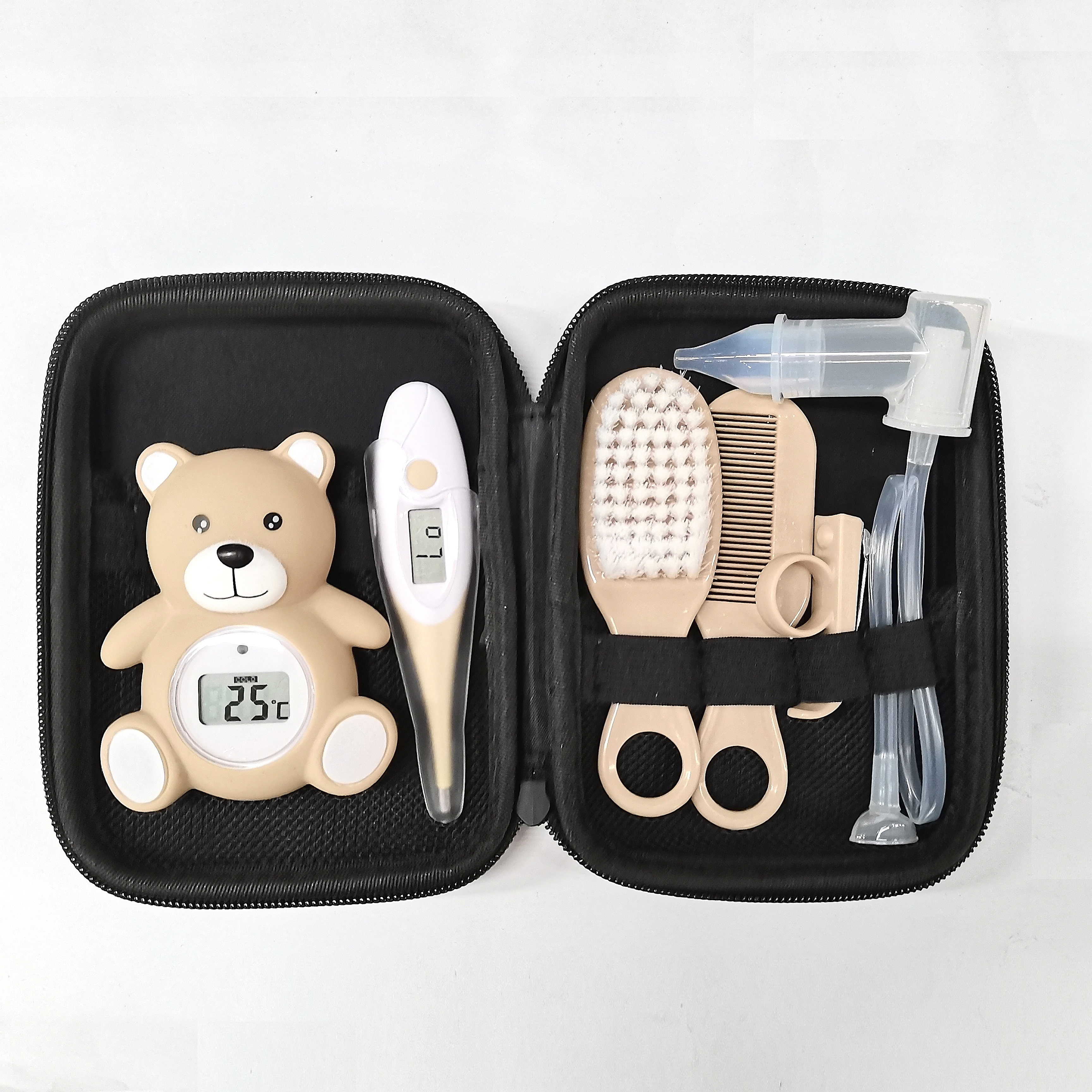 Best Selling 6pcs Baby Care Kit Newborn Comfort Baby Toiletry Set BPA Free Non-Toxic Thermometer/Nail File/Ear Spoon And Other A