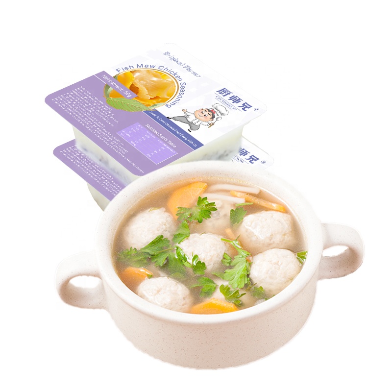 Tianchu 50g/bag Wholesale Fish Maw Chicken Seasoning Non-spicy Soup Hot Pot Base High Quality Food Seasoning for Restaurant