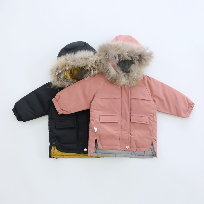 Однотонное зимнее теплое пальто с длинным рукавом для детей 1-4 лет, оптовая продажа 2020, Новое Детское пальто унисекс