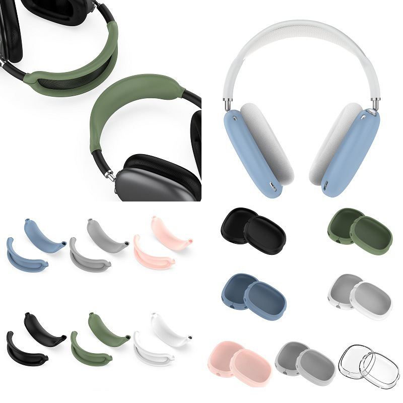 Лидер продаж, защитный силиконовый чехол для наушников Apple Airpods Max, оригинальная гарнитура