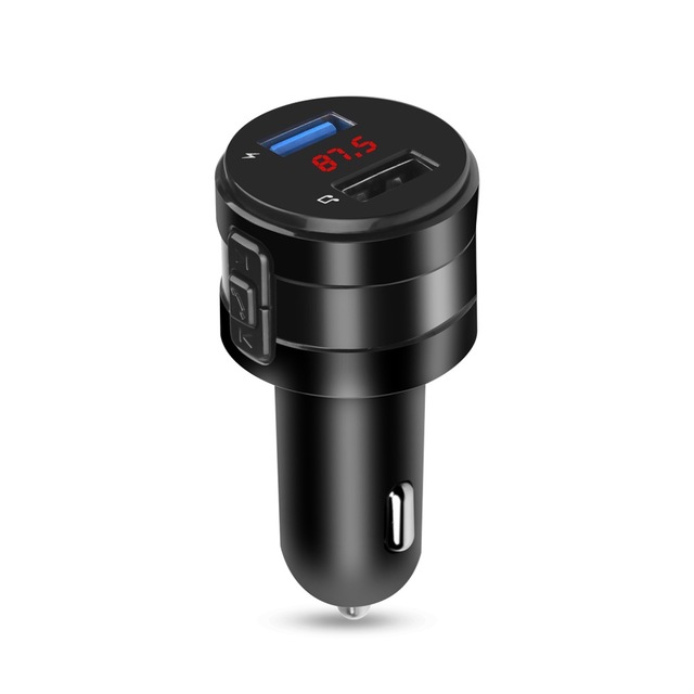 Автомобильный беспроводной Громкая связь аудио приемник MP3 плеер 2.1A Bluetooth FM передатчик два порта USB быстрое зарядное устройство