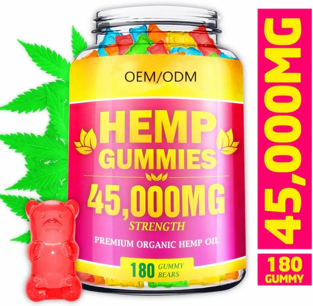 Private Label Improved Sleep Rich in Vitamins B & E Organic Premium Hemp Gummies