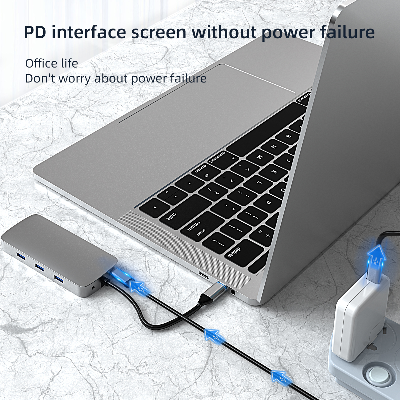 10 порт типа c концентратор USB type C для HD-MI USB3.0 USB2.0 * 2 SD TF RJ45 VGA AUDIO3.5mm звуковых частот USB-C PD Лидер продаж
