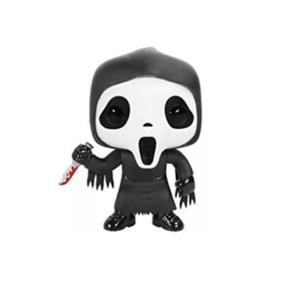 2019 kids toys FUNKO POP screaming screaming face hand office model toy Scream ghost face 51# collection