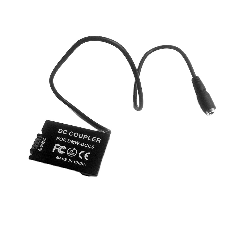 For Panasonic FZ40K FZ45K FZ47K FZ48K FZ60 FZ62 FZ70 FZ72 FZ80 FZ82 FZ100K FZ150K Cameras DMW-BMB9 DMW-DCC6 Battery DC Coupler