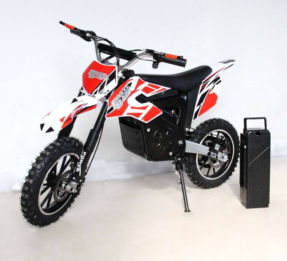 CE approved battery removable kids electric dirt bike 500W with lithium battery