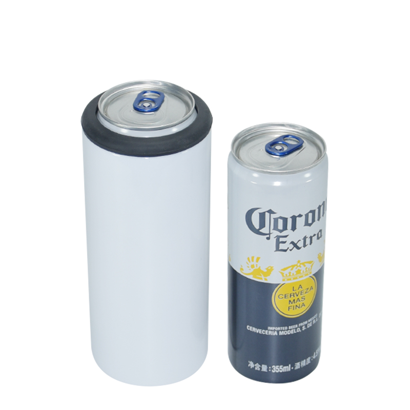 USA warehouse AGH 12oz 15 oz stainless steel cola beer soda straight slim skinny blanks sublimation can cooler with double lids