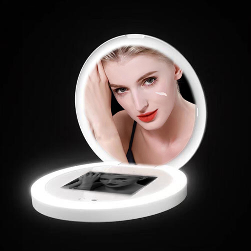 Продвижение умное зеркало для макияжа led Видимый солнцезащитный крем уход за кожей обнаружения средство для снятия макияжа с зеркалом с УФ-камера для дам