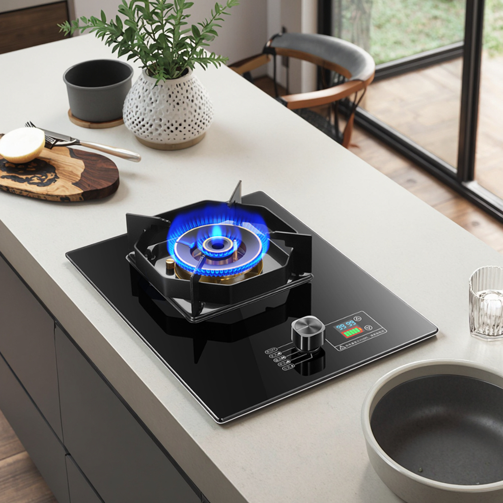 High-Power All-Copper Single Burner 180 Minute Timing Explosion-Proof Glass Gas/Electric Cooker with Iron for Home Hotel Use