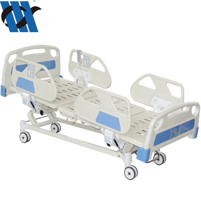 YC-E5618K(IV) Китай профессиональный производитель ICU электрические больничные койки 5 функций для вирусной ситуации