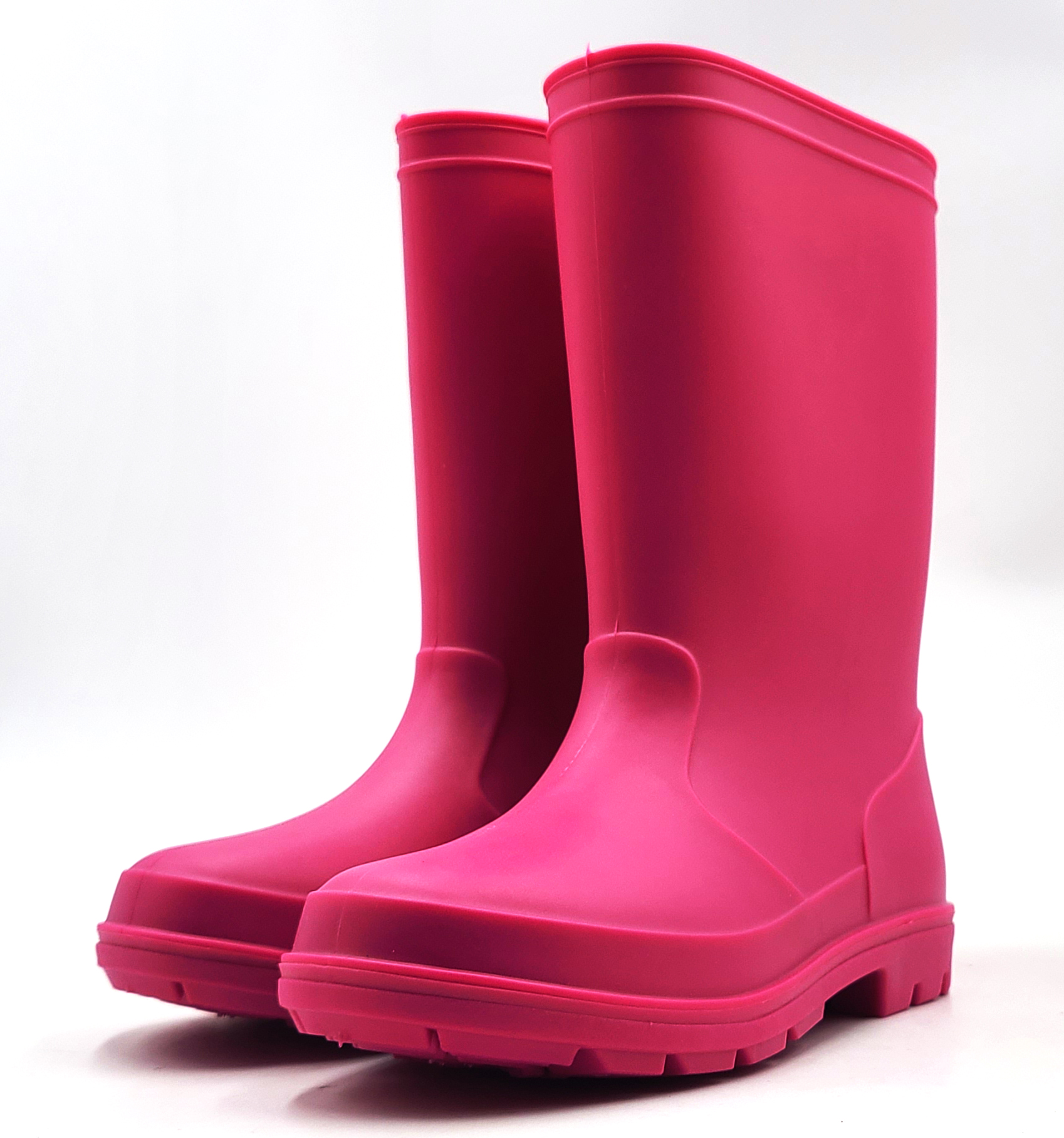 Girl'sPVC rainboots Kid'sPVC boots waterproof midi boots customized colour customized lining
