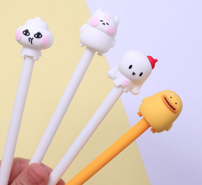 Силиконовые гелевые ручки с милыми животными кроликами кошками
