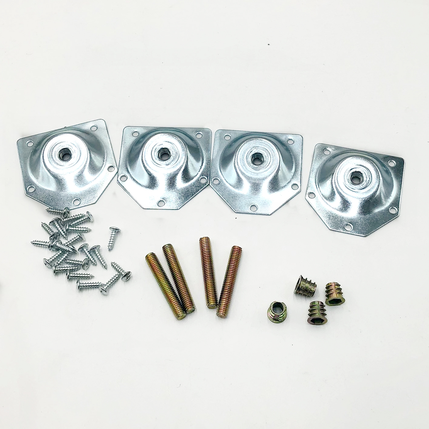 Flat surface 12 Degree Angled Leg Mounting Plates Furniture Mounting Fixing Plates Brackets T-Plate
